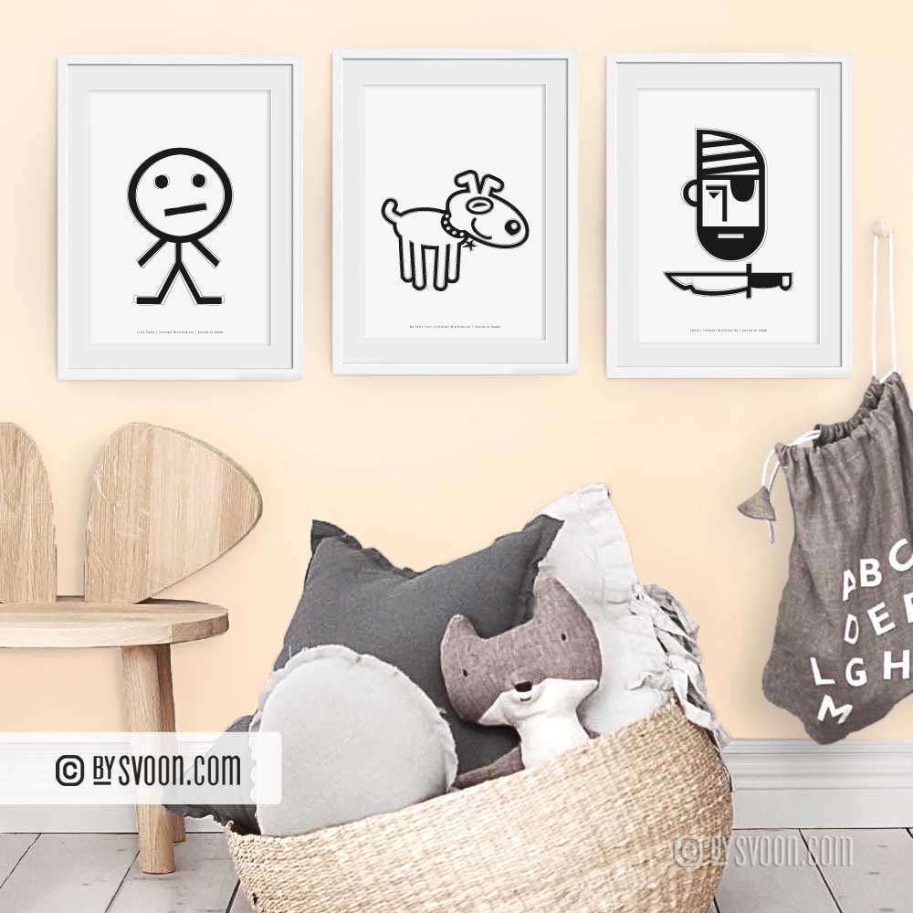 BySvoon's tweet photo. Stick Figure, Dog Petit Filou and Pirate #Prints #WallArt #Printable #Dog #Poster #StickFigure #Pirate #Kids #Nursery #HomeDecor #Art #DigitalDownload https://t.co/QCFZwu6C6s #dogprint #animalsprint #posterprintable #bySvoon #FinePrints #madeinsweden https://t.co/411637yGiJ