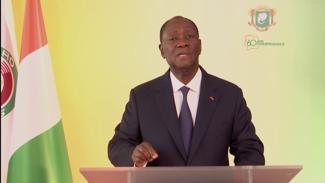 RTI_info's tweet photo. [Politique] 🇨🇮Nous avons raccordé des millions de nos concitoyens à l’électricité et à l’eau potable. Nous les avons rapprochés des écoles et des centres de santé grâce à des investissements massifs. @AOuattara_PRCI #RTIinfo #AN60 https://t.co/odF35Vc4lm