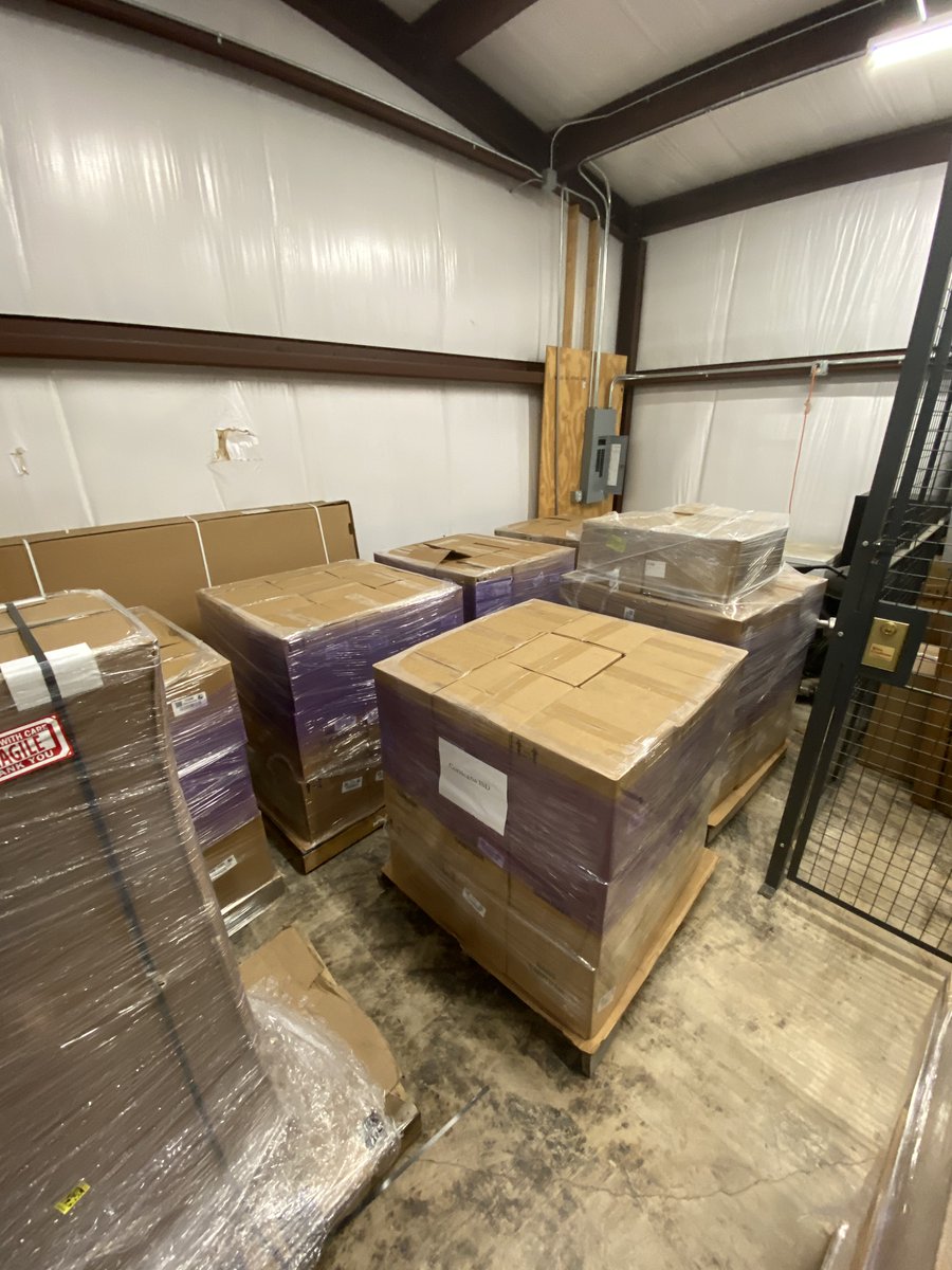CorsicanaISD's tweet photo. The first round of PPE and supplies is here! Looking forward to having CISD Tigers safely back in school on September 8.
#CorsicanaISD #PPE #Safety #TCCNextLevel https://t.co/nj0is4blcy