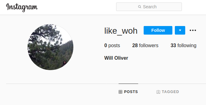"like_woh" Like, William Oliver Hart. None of your Insta followers or followings seem the least bit fashy. Do they know what an awful racist you are?