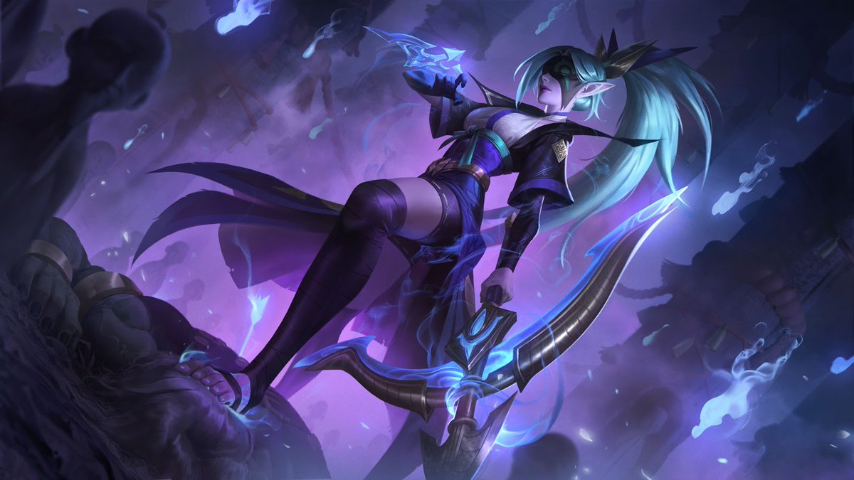 Hey guys, thanks to the League Partnership Program, I will be giving away 5 Spirit Blossom Vayne skins. Sadly this is for NA only.

RT &amp; Follow to enter. Winners will be chosen on August 10th <3