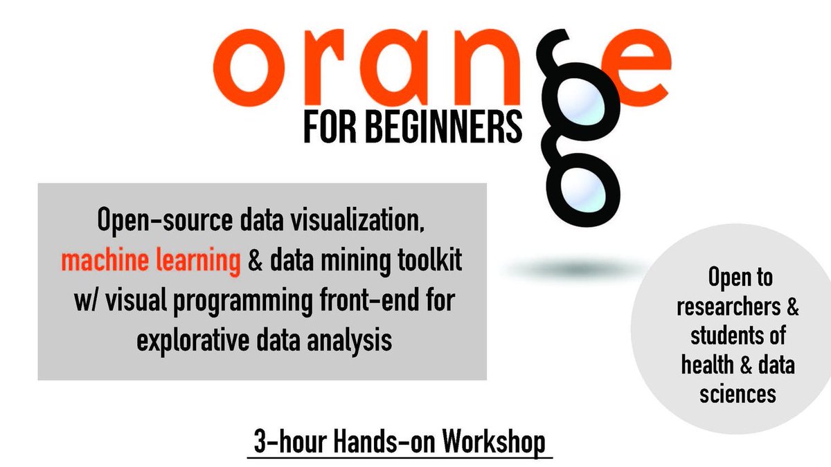 UAZBIO5's tweet photo. Sign up today! @UA_CB2 has new dates for "Introduction to Orange" #MachineLearning &amp; #DataViz workshop. Open to researchers &amp; students.

- Aug 7, 2020   | 9am-12pm
- Aug 25, 2020 | 1pm-4pm
Register➡️ https://t.co/8eKKUXx4rr https://t.co/d69wf3xDO5