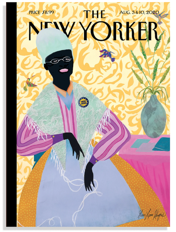 TheirFootsteps's tweet image. This latest #cover of the @NewYorker portrays #SojournerTruth in modern #colors. It arrives on the 100th anniversary of the ratification of the #19thAmendment, giving #women the right to #vote. Truth fought for abolition, #BlackWomen &amp;amp; more. We also celebrate Truth in our work.