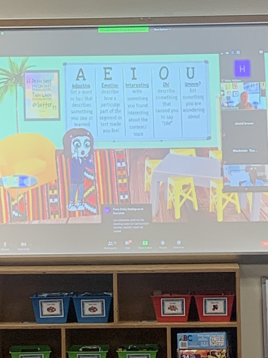 PageRogers7's tweet photo. Shout out to @RachelBeachy1 for an informative balanced literacy virtual lesson! #pisdlearns #pisdbest https://t.co/LkSzawPAWj