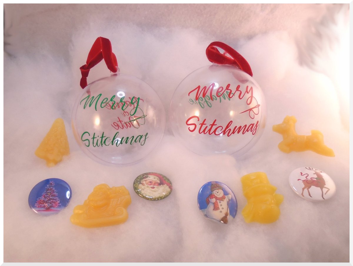 MaggiesMinders's tweet photo. Starting to think about the holidays? See my newest addition at my #etsy shop: Personalized Christmas/Holiday Stitchers Gift Ornament Ball https://t.co/OpHqgYPdJD #clear #christmas #stitchinggift #giftforher #giftexchange #secretsanta #crossstitchnovelty  #purebeeswax https://t.co/orC89cP081