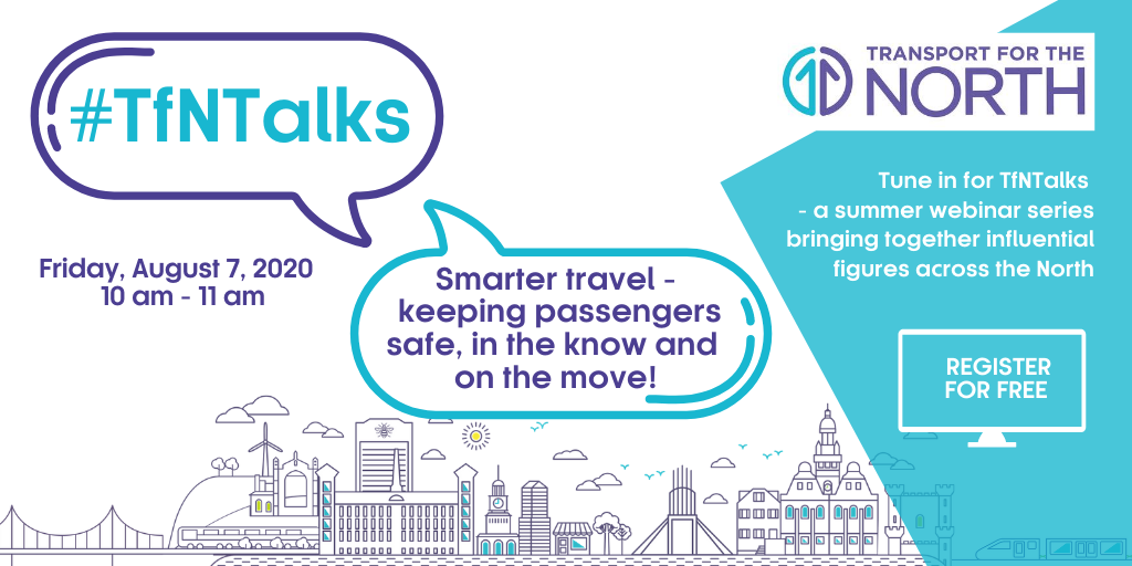 Last plug for tomorrow's #TfNTalks...

Great to have @RobParsonsYP, @BadmintonCapps, @thomasforth and @alextransdev lined up to chat smart travel, buses and the future of passenger transport in the North! 🚌🚌🚌

Sign up now: transportforthenorth.com/blogs/tfntalks…  @Transport4North