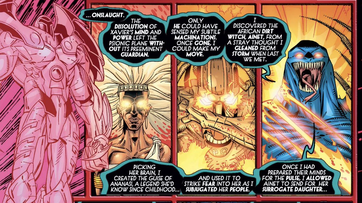X-Men 78SK reveals that after Onslaught he was able to come back since Xavier wasn’t protecting the astral plane anymore. Psylocke captures the “psionoc equivalent of a [SK’s] soul” losing her telepathy in the process.