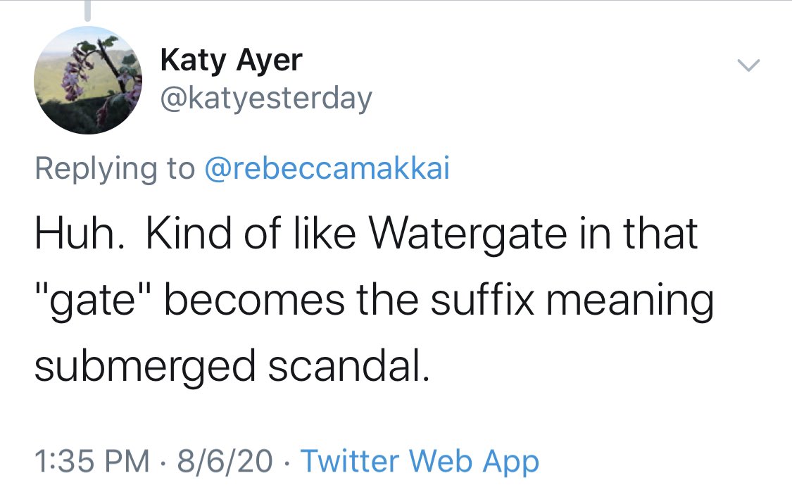 But meanwhile, “escape” has nothing to do with this. Latin Ex = out ofCappa = hoodMeaning, essentially, that things escape you by sneaking by in a hood. /6