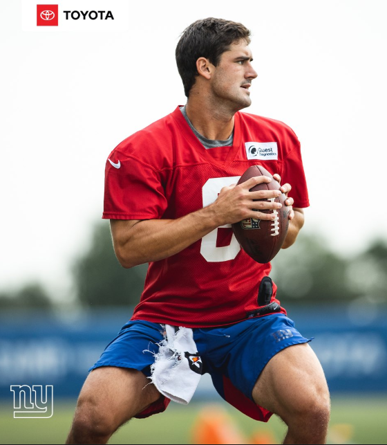 Dov Kleiman on X: #Giants QB Daniel Jones has put on 8-9 pounds