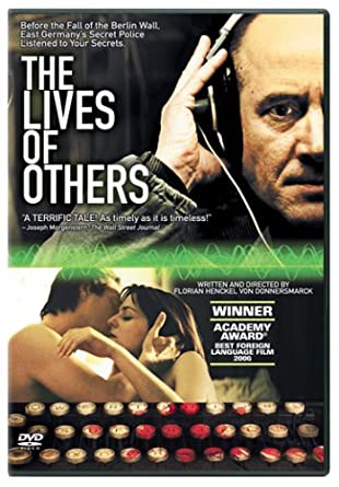 1. The Lives of Others (2006).Not only the greatest German film ever made, but one of the most sublime studies of heroism and self-sacrifice ever put on the screen. The heroism here is quiet and understated, but redemptive and life-changing. Not to be missed.