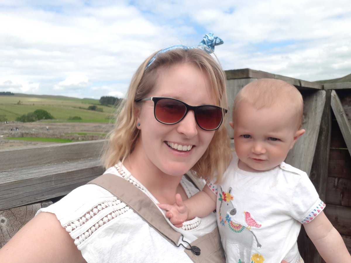 Great day out exploring <a href="/VindolandaTrust/">Vindolanda Trust</a>, as usual a lovely warm welcome. Always something new to spot in the museum, and another chance to indoctrinate archaeology baby!