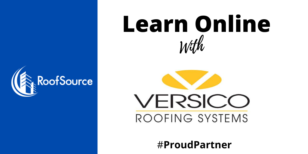 TheRoofSource's tweet photo. Did you know that @VersicoRoofing has free #training online? Check out this on-demand webinar covering the basics of #TPO and #PVC membranes, as well as methods of installation. https://t.co/Fh0lxH5Q9m

#proudpartner #versico #roofsource #roofing #roofingcontractor https://t.co/r2r66xy5pK