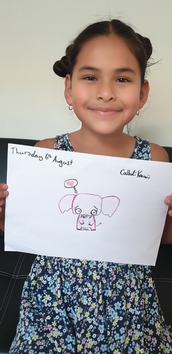 Ines35391245's tweet photo. Drawing my own Kawaii(Cute)Pink Elephant Called Kawaii..!ππ
@RobBiddulph @NewNorthAcademy
#DrawWithRob
#LIHTlearningchallenge https://t.co/WYBAt4egOh