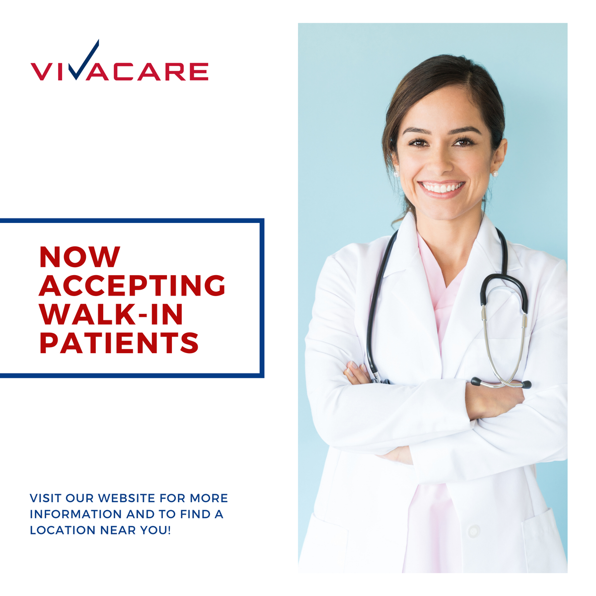 VIVACAREMEDICAL's tweet photo. We're now accepting walk-in patients! Check out our website to find a location near you!
⁠ 
#Covid19 #CoronaVirus #SocialDistancing #Mask #BC #StaySafe #VivaCare #Surrey #Vancouver #Richmond #Burnaby #Langley #Abbotsford #Medical #Telehealth https://t.co/gOJZ5VLWHZ
