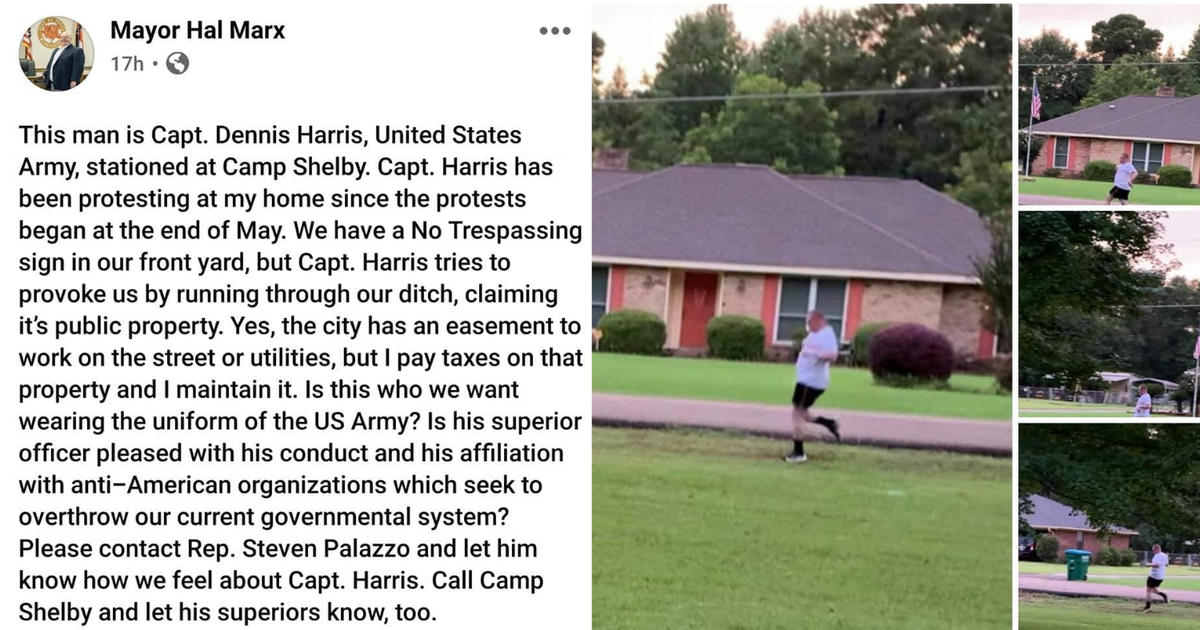 hopingforsnacks's tweet photo. @tatereeves While you're giving opinions:
Please speak out about Mayor #HalMarx's remarks re: George Floyd that made national news. We keep asking. ALSO are you good with this same mayor recently doxxing an active-duty service member over how he chooses to exercise his 4th Amendment rights? https://t.co/SdB67sX9dk