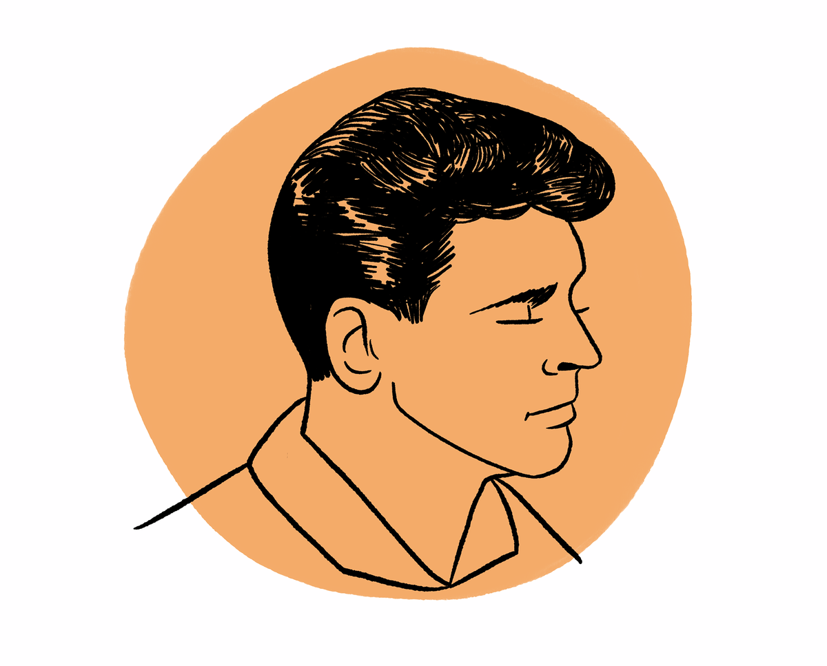 My illustration of Burt Lancaster, the featured star today on  @TCM’s Summer Under the Stars!