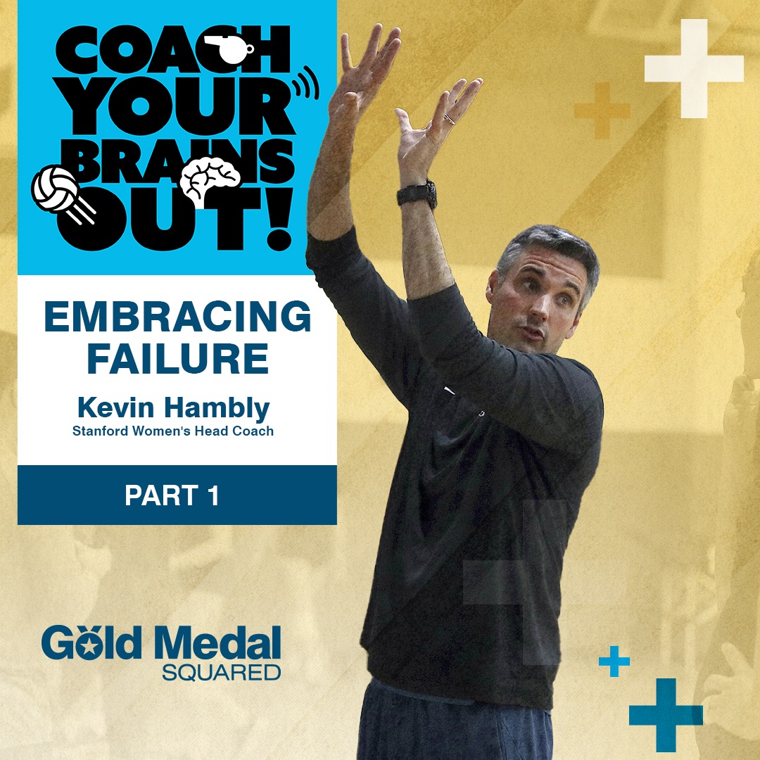 GMSvolleyball's tweet photo. This week on the podcast, we talk about embracing failure with Kevin Hambly, Head Coach of the Stanford Cardinals. 

Listen here: https://t.co/EbRbtfeRko

#GoldMedalSquared #ProvenPrinciples #MoreWins #GMSCamp #VolleyballCamp #VolleyballSkills #GMSSuccess #VolleyballTraining https://t.co/g7tmP6Tmkr