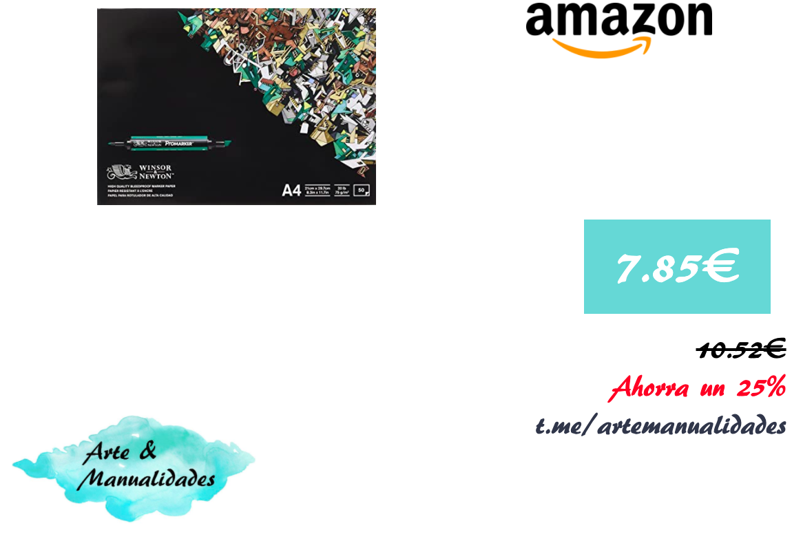 ♦️OFERTA ❗️#Amazon 

✨ Pack de 50 hojas de papel A4 especial para rotulador de alcohol por 7,85€ !! (PVP: 10,52€)

⚡️Ahorra un 25%!! ⚡️

⭐️Enlace: amzn.to/2XxoC80