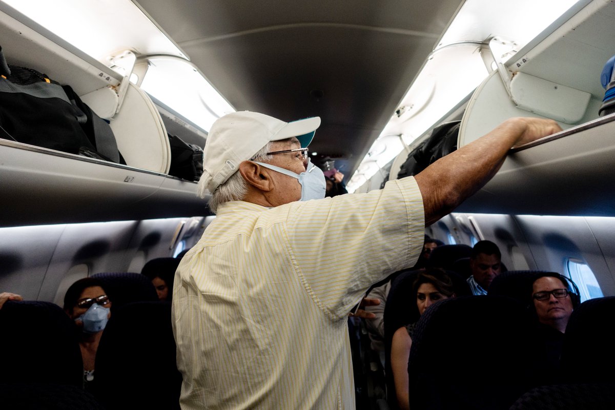 When quantifying the odds of catching Covid from flying, we need to factor in a bunch of variables:The infectious stage of Covid-19The risk that masks will failThe way air circulates in the cabinThe row you’re inThe people sitting near you  http://trib.al/LASFM2Y&nbsp;