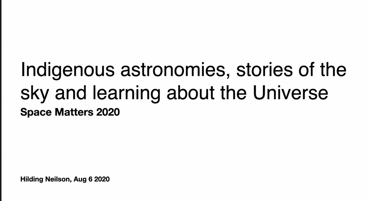 westernuSpace's tweet photo. Educators are engaged in a discussion on how we can merge traditional Western and Indigenous #astronomy 🌌 to better understand our place in the Universe at #SpaceEd20 with @astrocanuck! https://t.co/6zDweOy64B