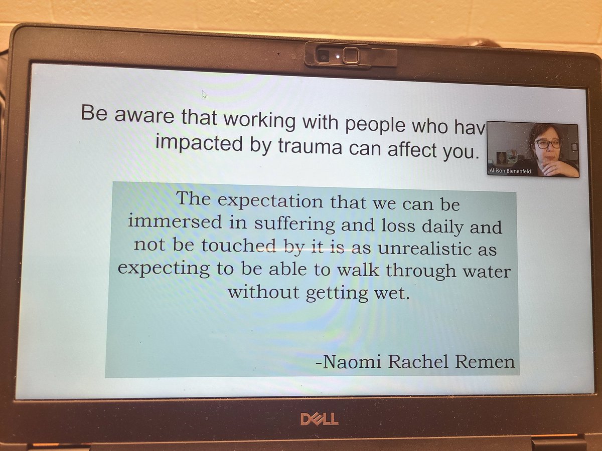 Thankful for a thought provoking, engaging PL today facilitated by Brittany Phillips and Allison Bienenfeld. Trauma impacts us all and as educators we need to recognize the signs in our students to best meet their needs.  
#theydeserveit
#knowmoredobetter