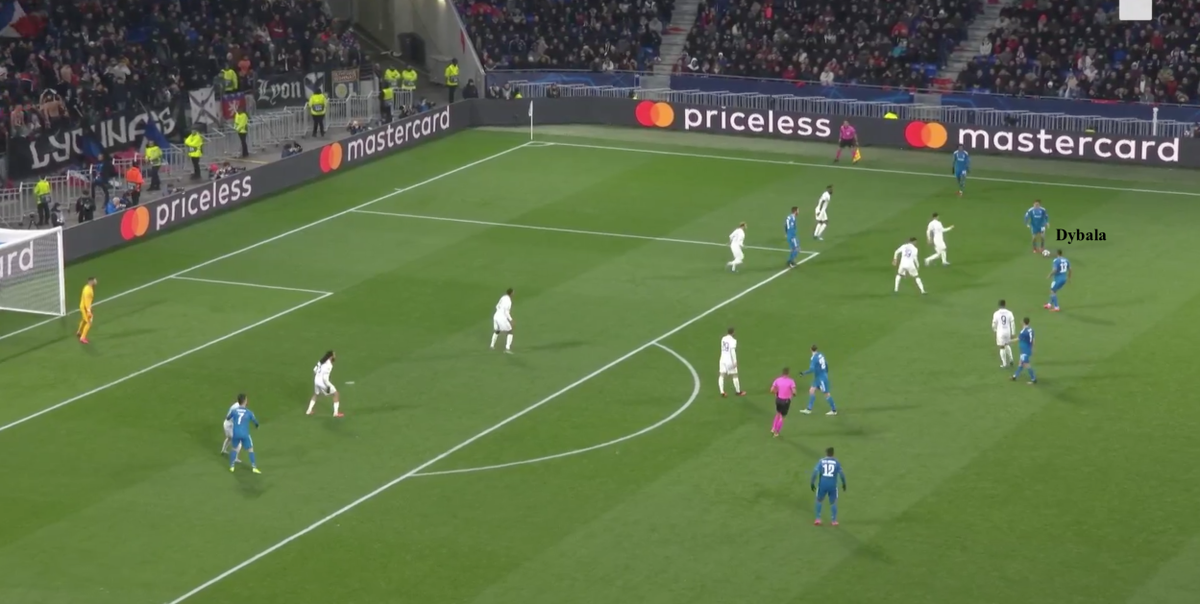 • Therefore with Sarri now opting for Danilo & Alex Sandro as his starting full-backs (not exactly elite going forwards - 2 league assists between them all season), this leads to too much creative emphasis falling on Dybala dropping deep from his striker's position