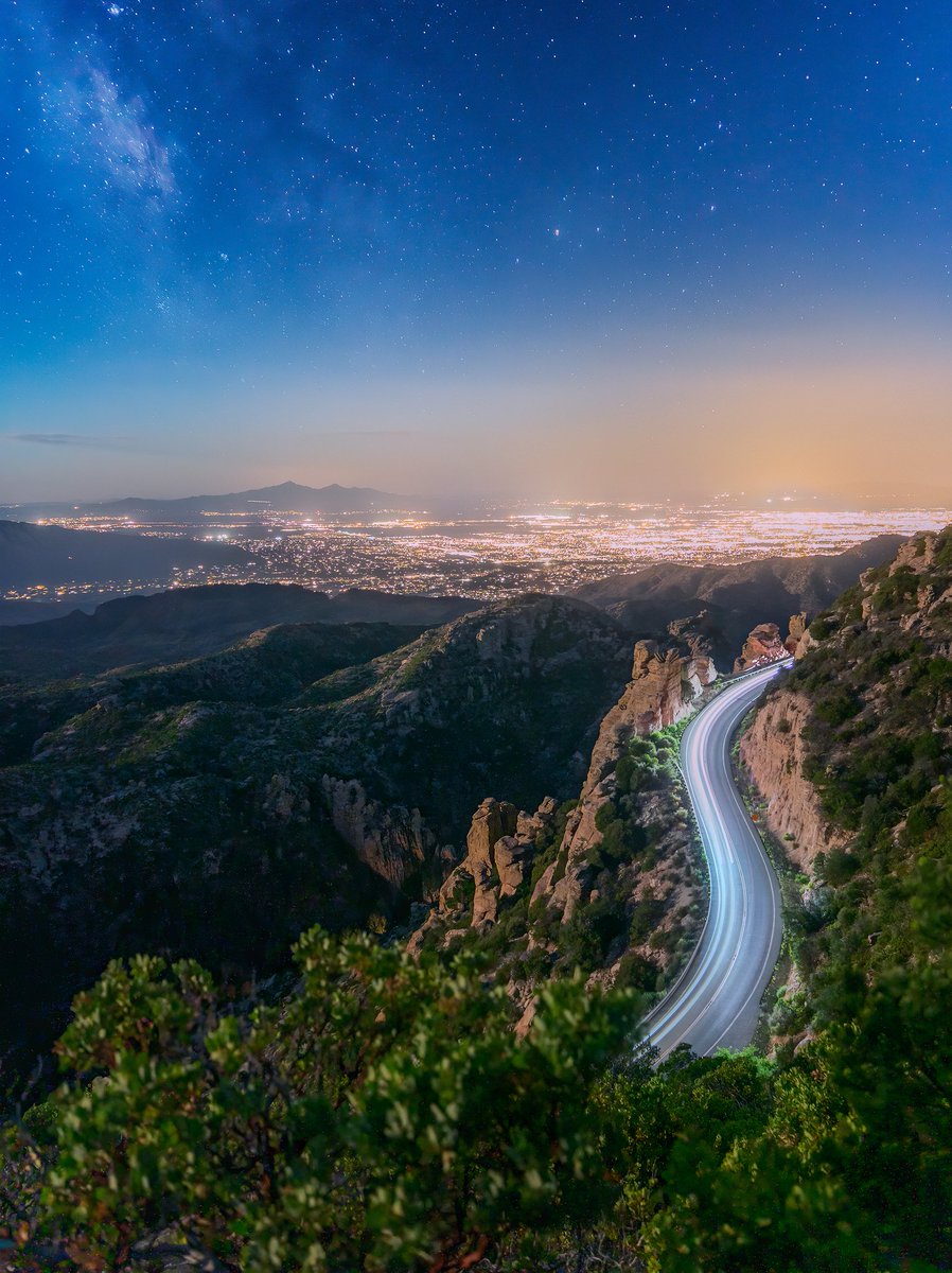 Even after the Bighorn fire....Mt Lemmon is still beautiful. Especially at night. #tucson #mtlemmon #bighornfire #azwx