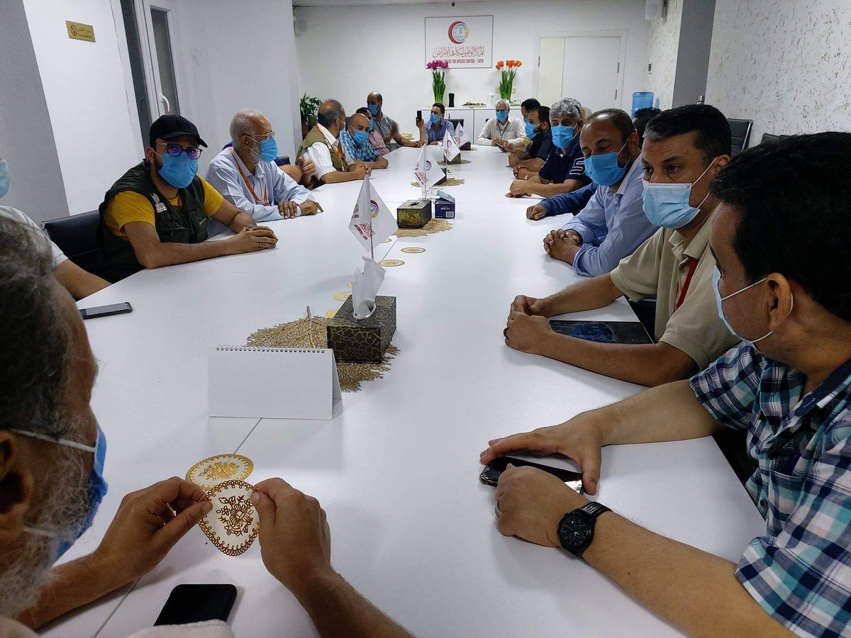 This 'hirak' of CDC comes after a meeting among CDC teams on increasing government ( #Tripoli based) pressure, both from Ministry of health and presidential council.