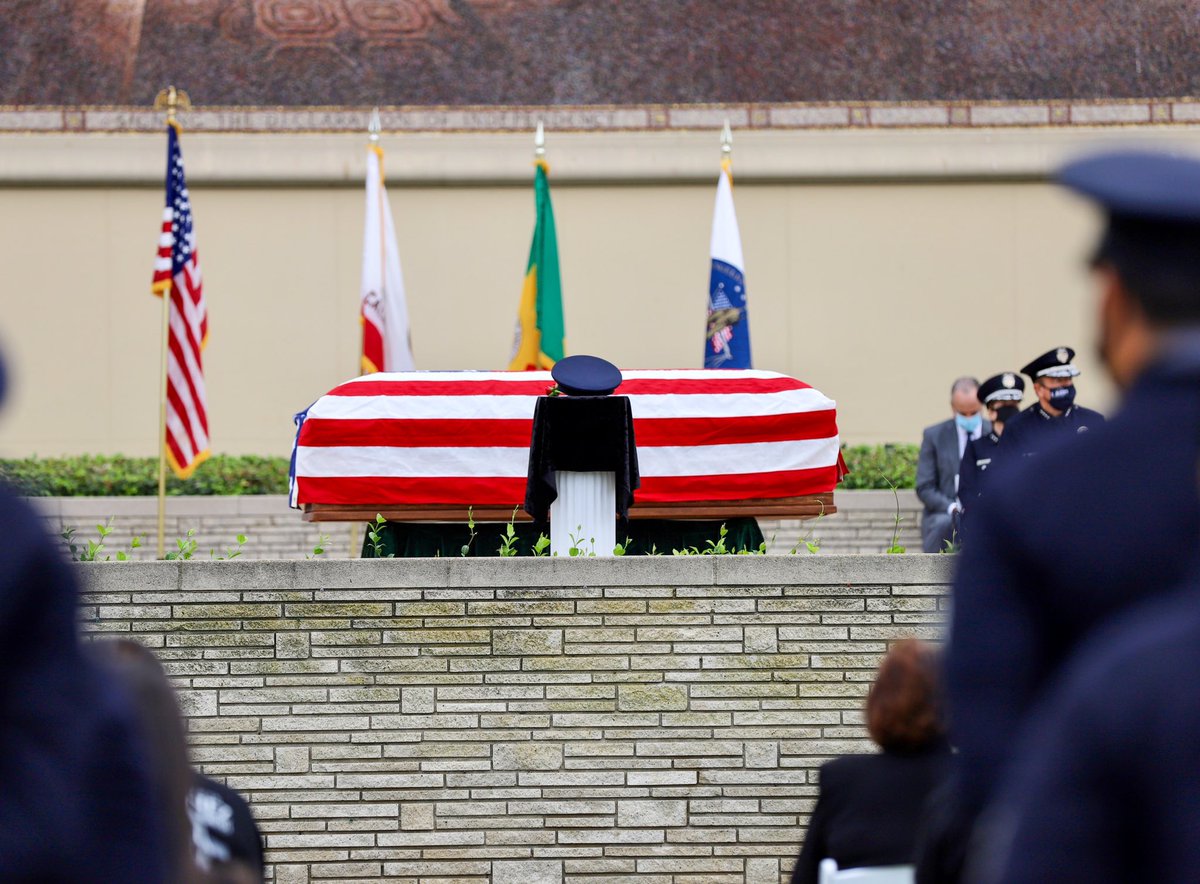 Today we laid to rest Officer Valentin ‘Val’ Martinez. Officer Martinez embodied the best of our profession: compassion, dedication, and a heart for service. We will never forget his ultimate sacrifice for the City of Los Angeles. Rest In Peace Sir. Blessed are the peacemakers.