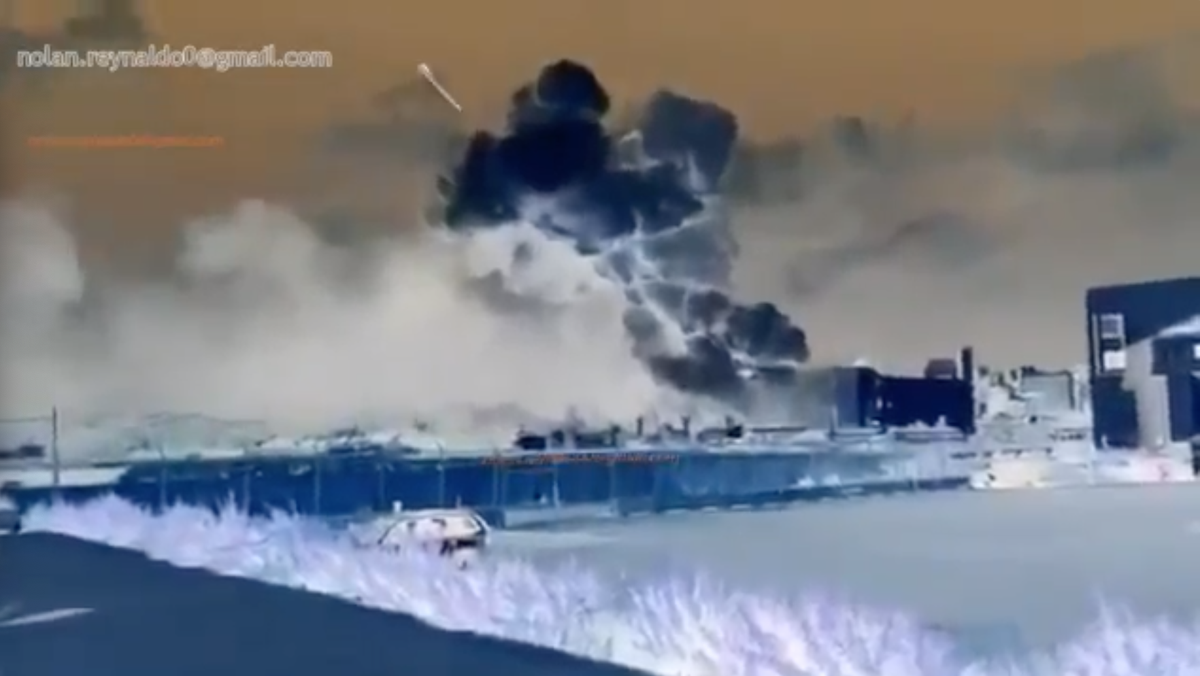 Slapping a negative effect filter on a video isn't going to suddenly reveal a missile that's invisible in the original footage. That's not how cameras work. The visual information has to exist in the image in the first place!