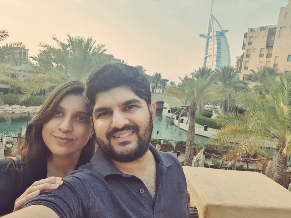 9 years since I moved to this wonderful city and set up our first home being married to this beautiful human <a href="/sahilbanga/">Sahilosophy</a> #mydubai #expatlife 🧿❤
