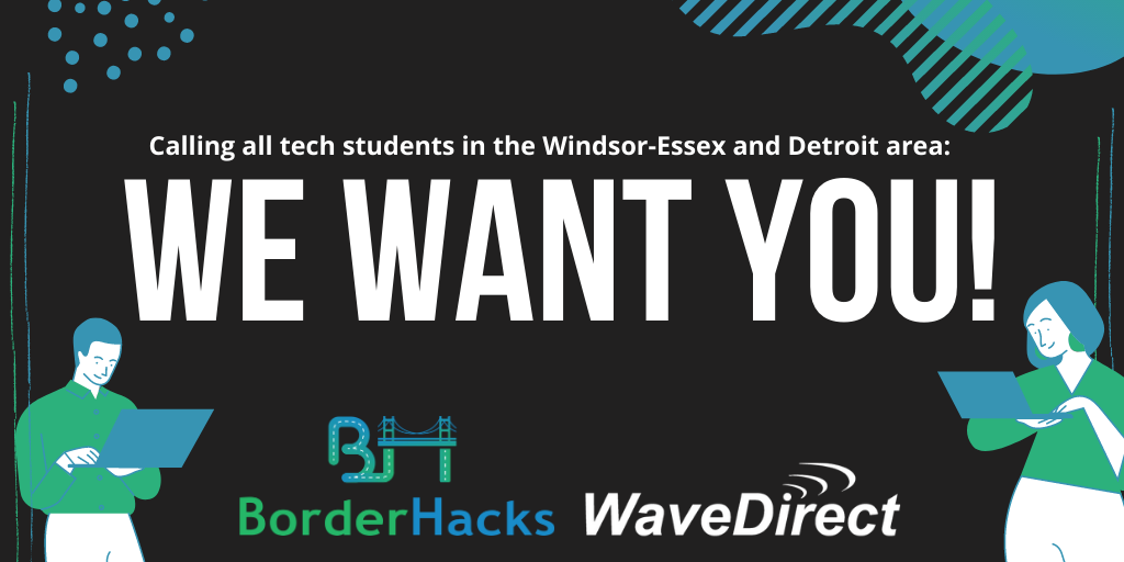 WaveDirectHQ's tweet photo. THREAD: We are excited to announce that we are a proud sponsor of the upcoming @BorderHacks event in September! ๐ค
#ISP #BorderHacks #BorderHacks2020 #YQG #Detroit #STEMStudent #STEM #ProudSponsor (1) https://t.co/1ubYo2hDmX