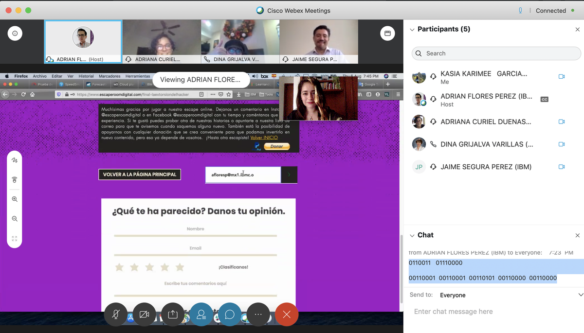 dvyjpem's tweet photo. TERMINAMOS! #Elhackerdice Estuvo retador pero lo logramos team! @adrianfloresp @adstercu @DVarill #JaimesinTW @ibm_mx https://t.co/fBdTPj1dIY