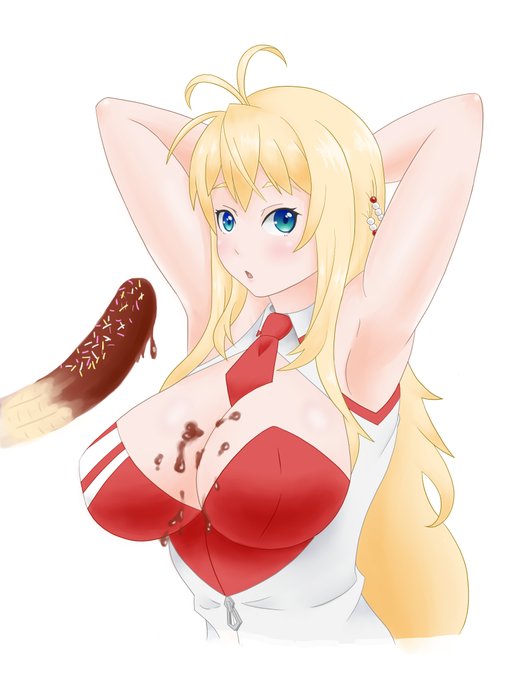 バナナの日なので、マキちゃんにチョコバナナを上げました。

描き途中の時に、また落書きに逃げた時の絵です。
いたずら書きが一番楽しかったりする。
#バナナの日
#弦巻マキ 