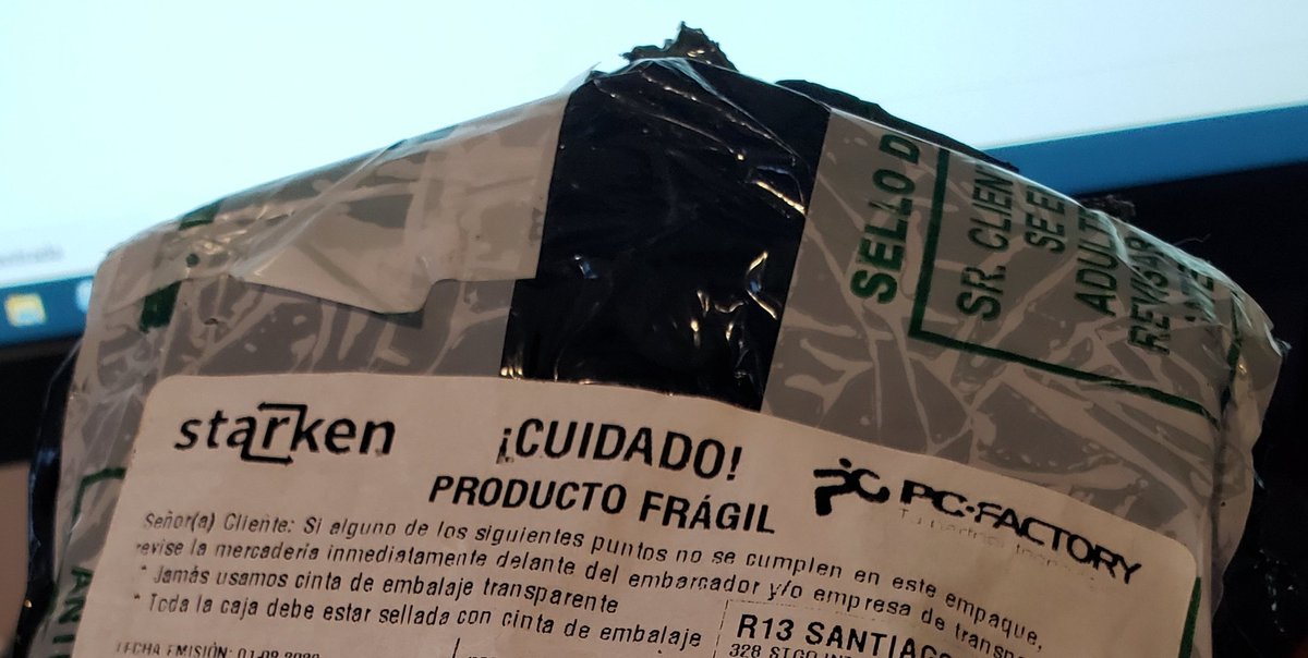 <a href="/PCFactoryCL/">pc Factory</a> <a href="/SERNAC/">SERNAC</a> cómo es posible que envíen un disco duro sin protección más allá de un "producto frágil" en la bolsa,... El producto llegó malo, y la única opción es ir a sucursal... Exijo la devolución del dinero