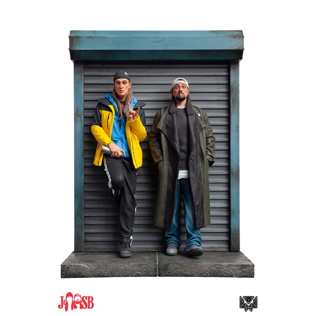 collectsideshow's tweet photo. Snoochie Boochies! Put this Jay and Silent Bob Statue in your hand at https://t.co/Y5Lt7uu3Hu!
@ThatKevinSmith @JayMewes @level52studios #SideshowCollectibles #Level52Studios #JayAndSilentBob https://t.co/X7olizp3zS