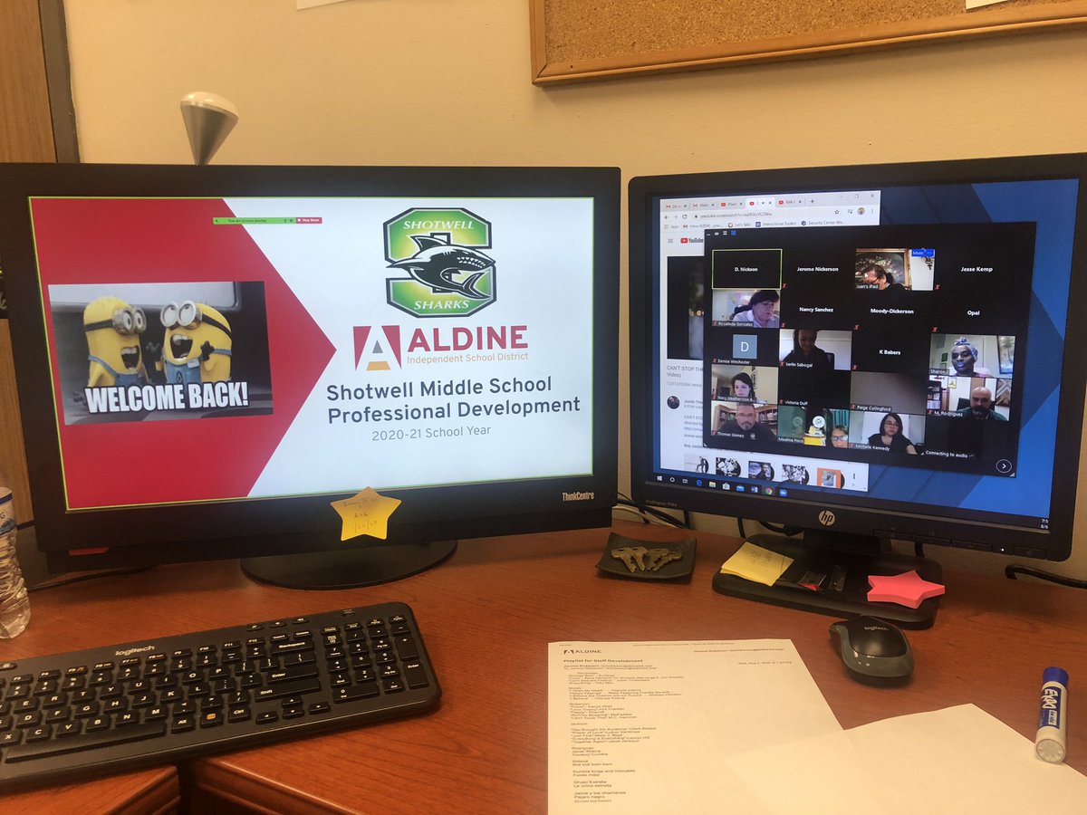 MrJNickerson's tweet photo. It was great to see our @Shotwell_AISD staff back together again. Although the school has left the building, student growth, achievement, and learning shall continue. Our staff is committed to student excellence. #shotwellraisingthebar #theonlywayforward https://t.co/vc2le518CR