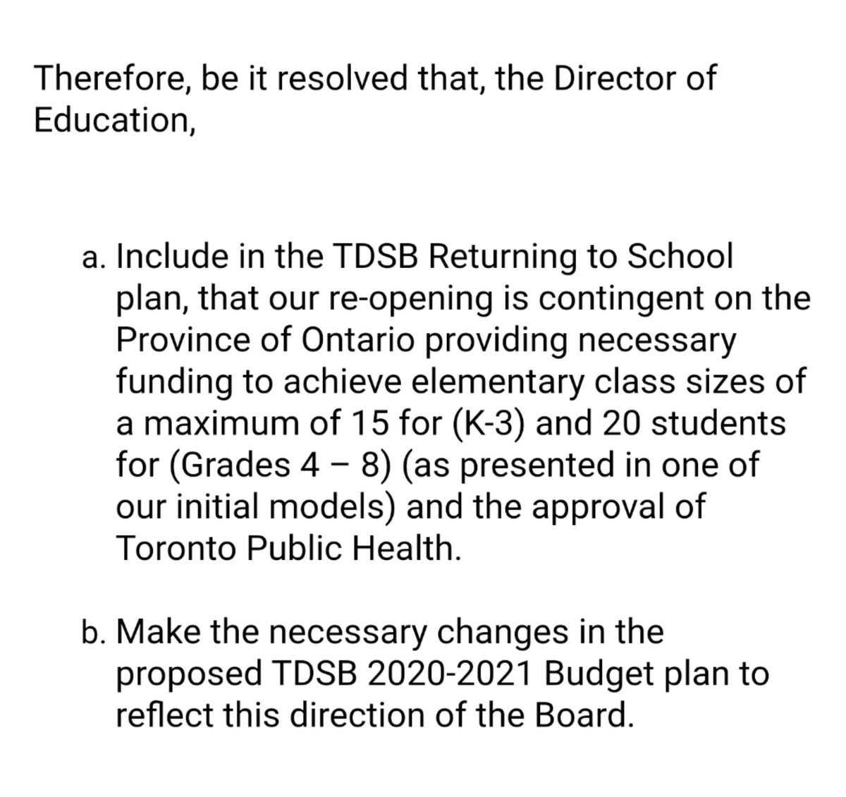 ParthiKandavel's tweet photo. After much consideration, I'm convinced we as a Board of Trustees of @TDSB need to clearly request the Province to provide the necessary funding for smaller elem class sizes as recommended by @TOPublicHealth

Please see my motion + encourage your Trustee to support it tonight 🙏🏾 https://t.co/OghKaIyO0J