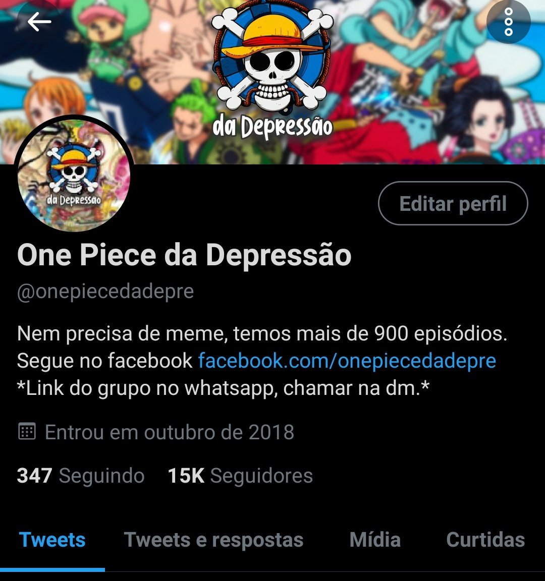 foto de perfil para whatsapp de one piece
