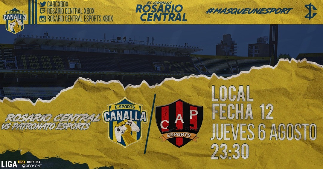 CarcXbox's tweet photo. Liga @IESAArgentina 

Fecha 11

🆚️ Galácticos 

🕙23:00hs

Fecha 12

🆚️ @CAP_eSxbox 

🕙23:30hs https://t.co/CCxDXsT770