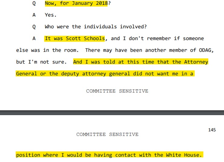 January 2017: Ohr is demoted a 2nd time, with NO complaints, he is demoted by Rosenstein/Sessions so he does NOT interface with President Trump