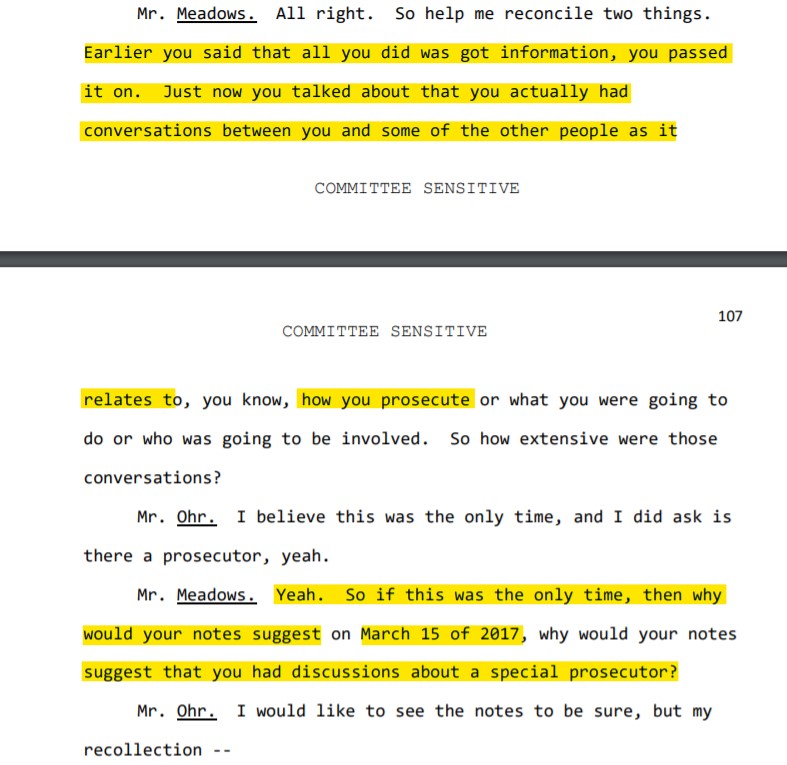 March 15, 2017: Ohr and Steele have a conversation about what a Special Counsel would mean to the UK. This is 2 full months BEFORE the SC is convened.