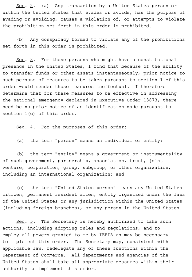 AndrewFeinberg's tweet photo. MORE: @realDonaldTrump has also signed a similar order banning transactions with WeChat. https://t.co/Y4nVlCVBke