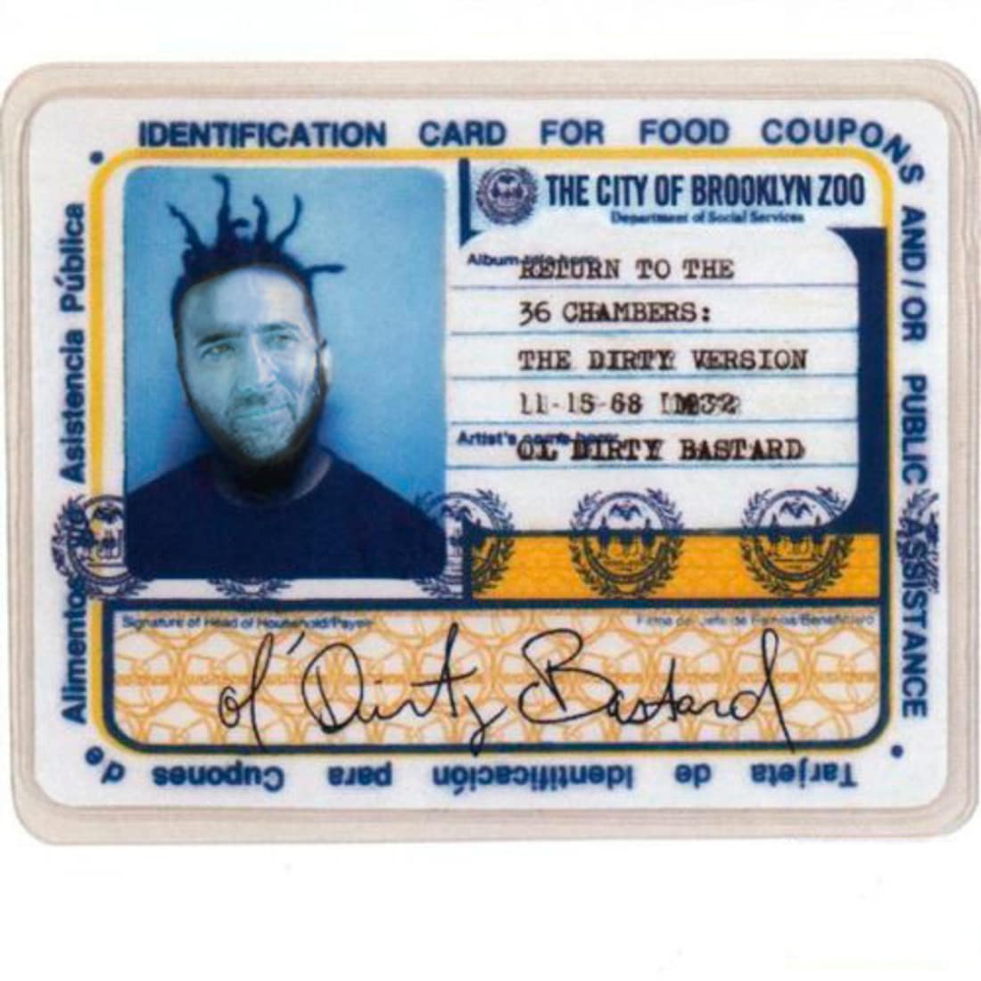 Someone poorly photoshopped Nick Cage's face onto a bunch of rap albums....a thread