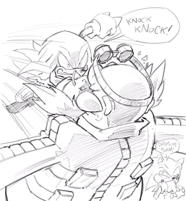 Somebody said Knuckles make me an omelette 