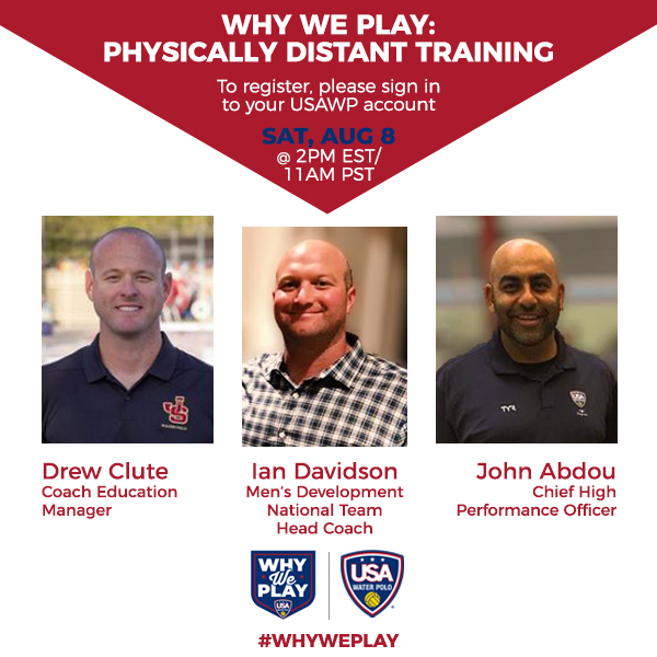 USAWP's tweet photo. Tomorrow, USA Water Polo is hosting a coach education webinar - FREE to all USAWP members. Join us at 2pm et/11am pt. 

REGISTER NOW: https://t.co/4zvGbSDwi1 https://t.co/Wtq4P3Div2