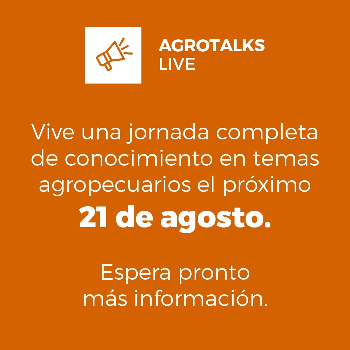 CorferiasBogota's tweet photo. ¿Te imaginas una jornada completa de conocimiento del sector agro?
Si quieres hacer parte de ella, agéndate el próximo 21 de agosto a nuestros Agrotalks de #ExpoAgrofuturoDigital
Encuentra más información aquí: https://t.co/YD0Ith7jAp
#ExpoAgrofuturo #Agro https://t.co/5QJUI20VC5