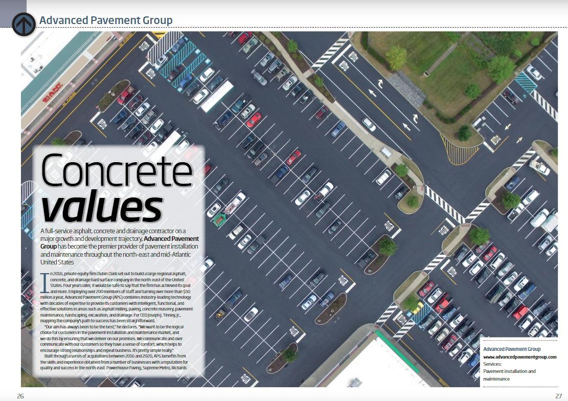 AdvancedPG's tweet photo. Check out the article on Advanced Pavement Group in the July 2020 edition of Construction Today! 
https://t.co/ciAtaV19DM

833.PAVE.APG
https://t.co/6lXsiMn127 https://t.co/q2AnTjr5BT