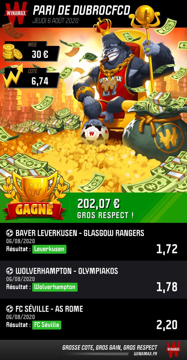 alexfcd2's tweet image. Merci ⁦@WinamaxSport⁩  et ⁦@EuropaLeague⁩