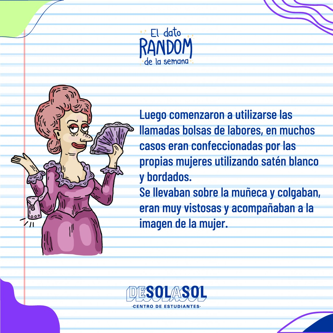 Desolasol_fda's tweet image. 📝 NUEVO DATO RANDOM DE LA SEMANA 📝

Hoy hablamos sobre la cartera. Te contamos como surgió y como fue evolucionando durante el paso del tiempo hasta convertirse en un ícono mundial de la moda.

✨Ilustraciones por: @morapetraglia 

#DatoRandom #Cartera #Moda #Desolasol #Diseño